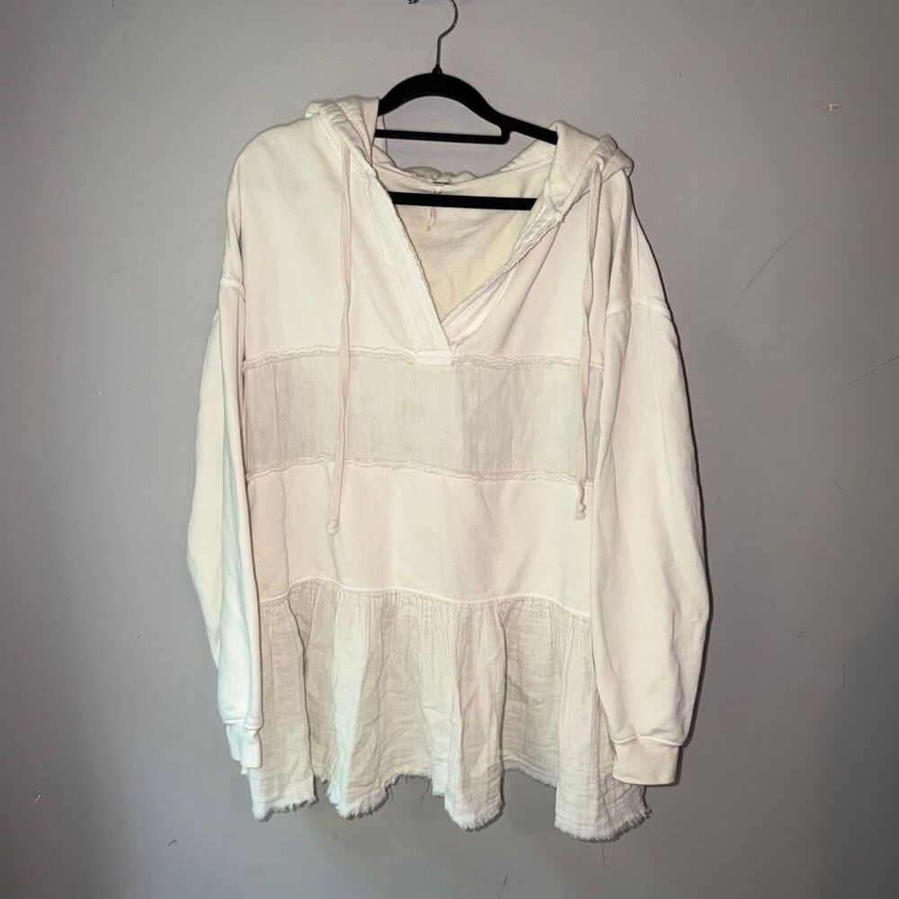 Free People Sail Away With Me oversized pullover hoodie